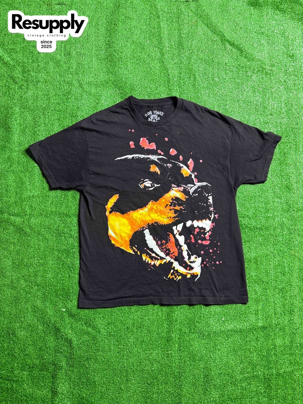 Dog Years Rockweiler Black Tee Men’s Size XL